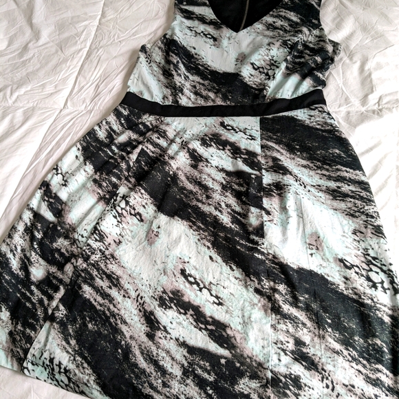 Ricki's fit'n'flare sleeveless v-neck dress, fully lined with POCKETS!! - Picture 6 of 13